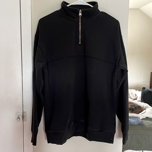 Aritzia TNA 1/4 zip track sweatshirt